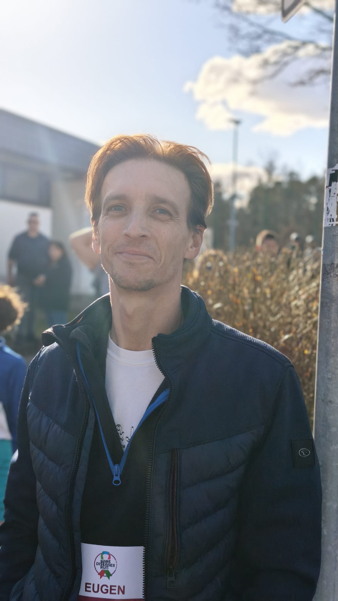 Walker am Start des Spendenlaufs SV Stockstadt