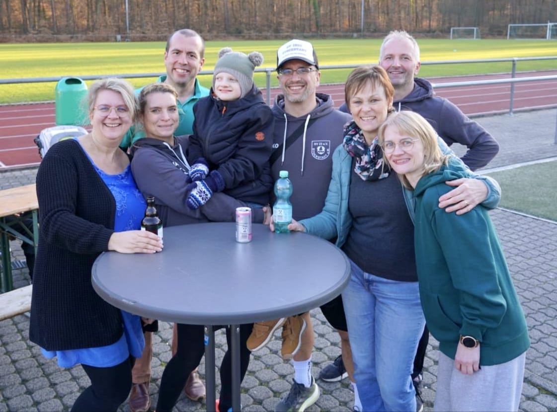 Orga team beim Spendenlauf SV Stockstadt